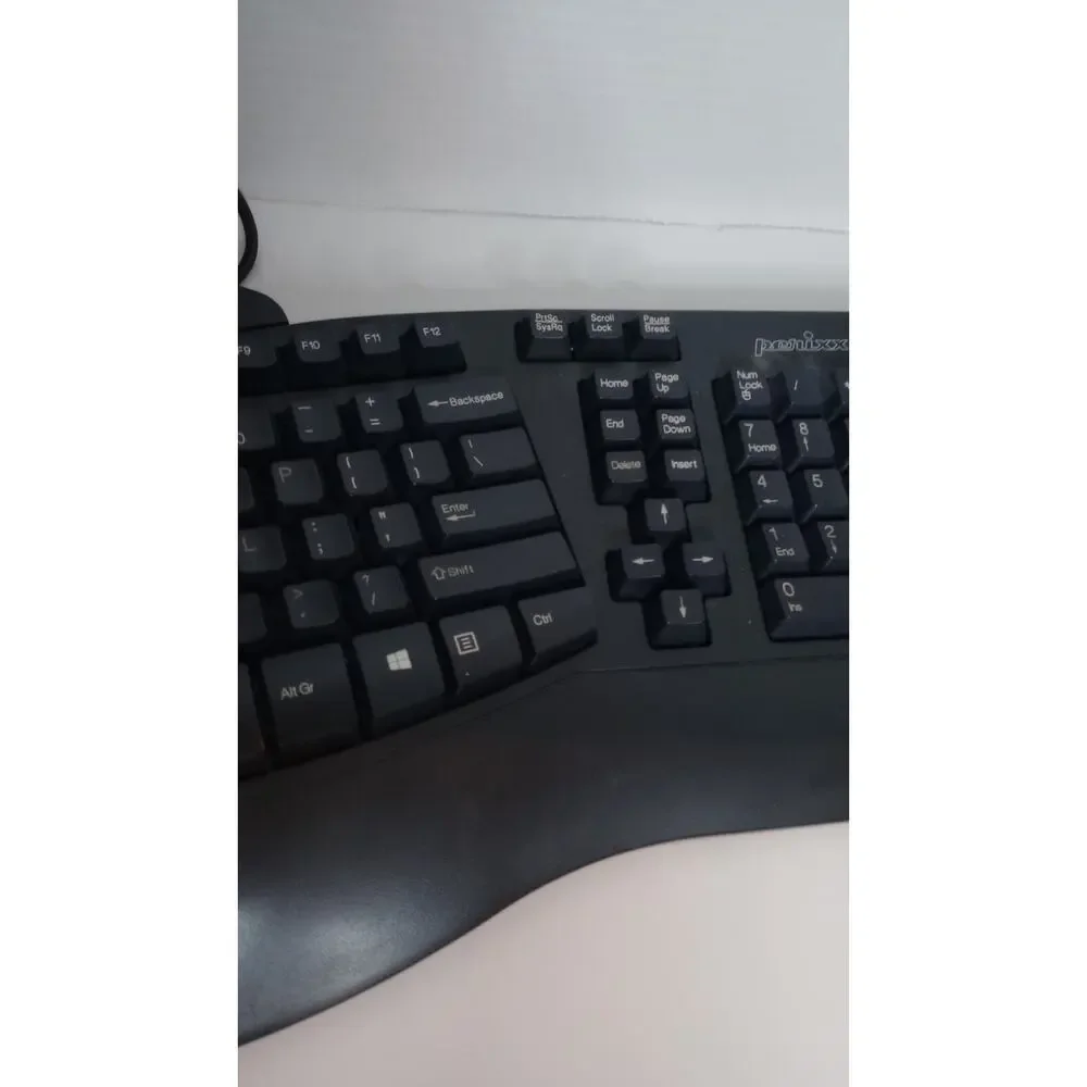 Perixx Ergonomic Wired USB Keyboard Gray KU-9938 / 98915